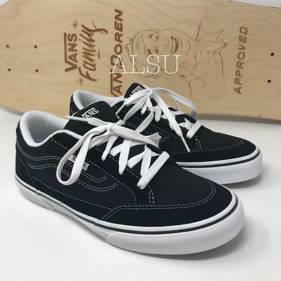 Vans Shoes - VANS Bearcat S11 Suede Canvas Black White W AUTHEN